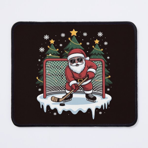 Item preview, Santa Clause Christmas Ice Hockey Kids For Boys designed and sold by hettingerchaim.