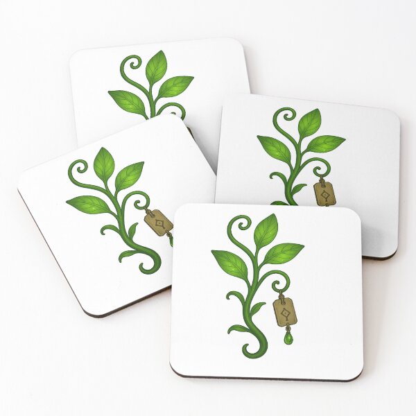 Item preview, Enchanted Green Herb – Fantasy Alchemy Plant Sticker designed and sold by AlcheArtsStudio.