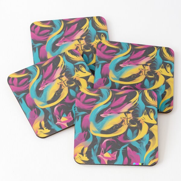 Item preview, Vibrant Kitsune Whispers of the Forest designed and sold by CMYKitsuneArt.