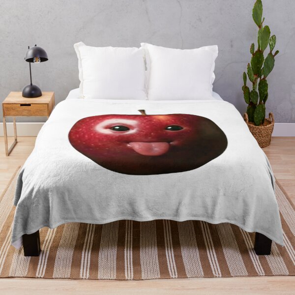 Item preview, Silly AI Apple With Tongue Out - Niche Apple Meme designed and sold by klaro45.