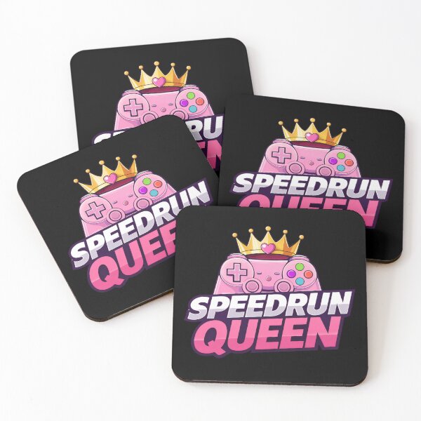 Item preview, Speedrun Queen Pro Gamer Controller — Empowered Female Speedrunner Design designed and sold by PHRASEandSTYLE.
