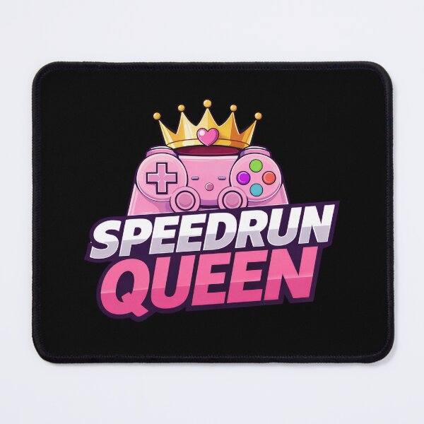 Item preview, Speedrun Queen Pro Gamer Controller — Empowered Female Speedrunner Design designed and sold by PHRASEandSTYLE.