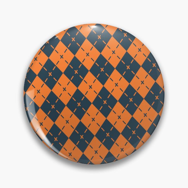 Item preview, Orange Check Plaid Argyle  - Abstract Geometric Shape Pattern - Wedding Gifts designed and sold by RoyalStarsPatts.