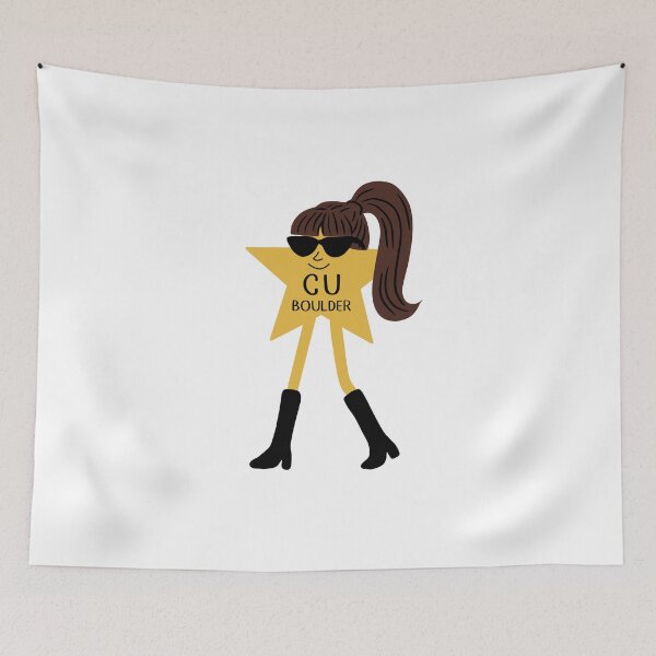 Item preview, CU Boulder Star Girl designed and sold by tarrileydesign.