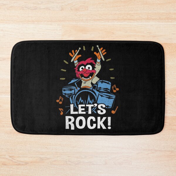 Item preview, The Muppets Animal Let's Rock Drums Distressed Logo  designed and sold by bellaruqsaam6.