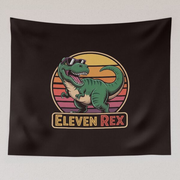 Item preview, Eleven Rex T Rex Birthday 11 Year Old Dinosaur 11th Dino designed and sold by hettingerchaim.