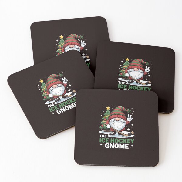 Item preview, Christmas The Ice Hockey Gnome designed and sold by hettingerchaim.