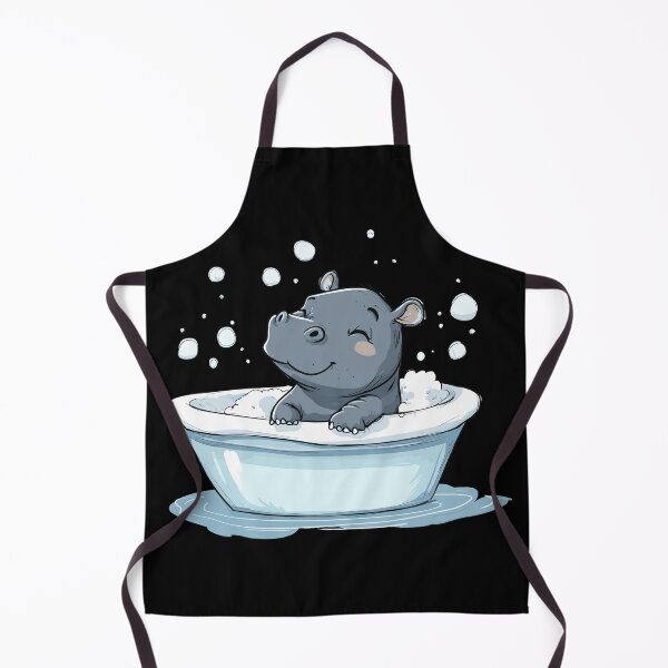 Item preview, Bath time Hippo designed and sold by ClubVacay.