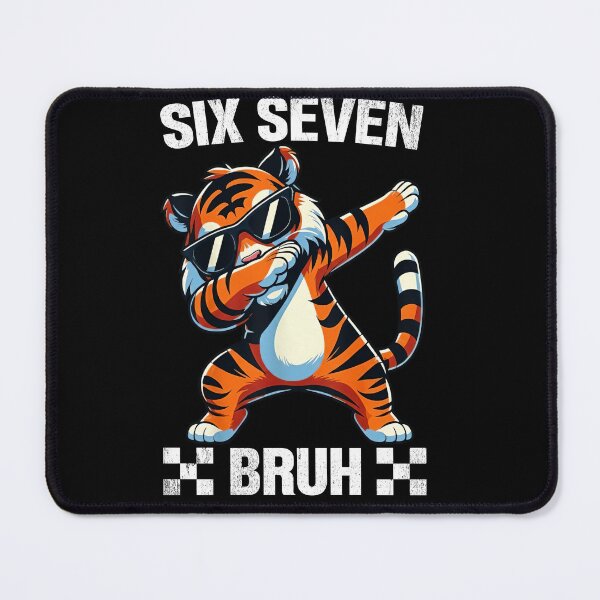 Item preview, Six Seven 6 7 Bruh 67 Meme Funny Cool Sunglasses Tiger designed and sold by LashondaGreen89.