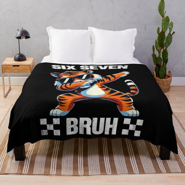 Item preview, Six Seven 6 7 Bruh 67 Meme Funny Cool Sunglasses Tiger designed and sold by LashondaGreen89.
