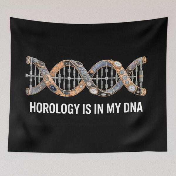 Item preview, Horology Is In My DNA – Industrial Watchmaker Blueprint designed and sold by WatchesAndMore.