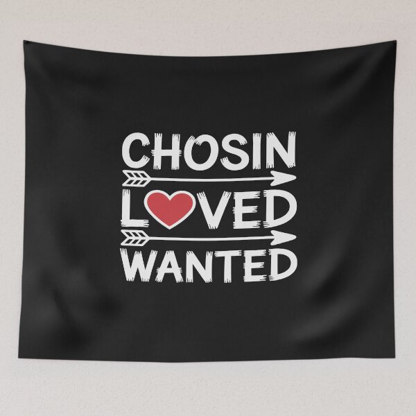 Item preview, Chosen loved wanted adopted kids adoption announcement designed and sold by Eskomeranola.
