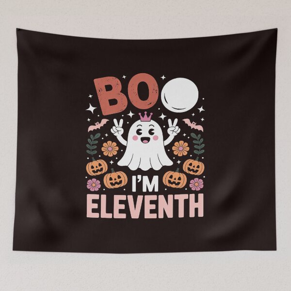 Item preview, Boo I'm Eleventh Ghost Second 11th Birthday Boys Halloween designed and sold by hettingerchaim.