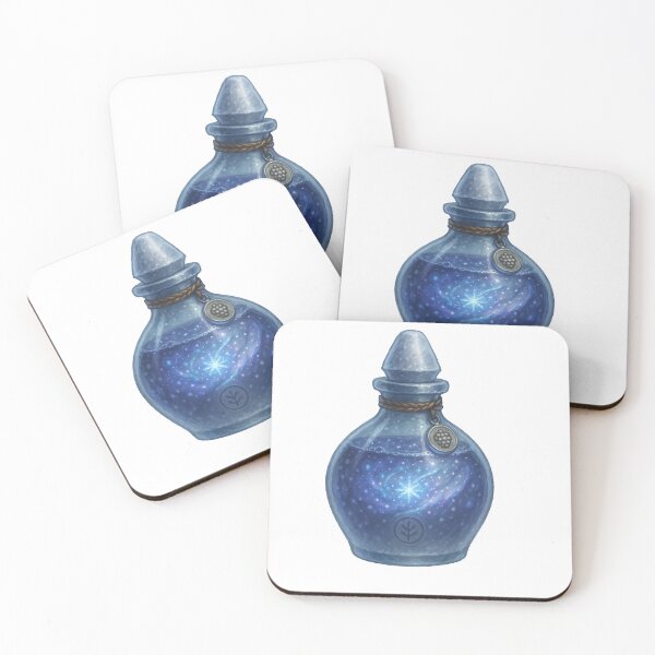 Item preview, Silverberry Frost Jam Potion – Winter Fantasy Alchemy Sticker designed and sold by AlcheArtsStudio.