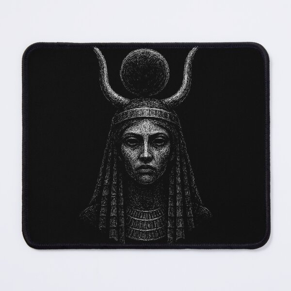 Item preview, Hathor Egyptian Goddess – Dark Occult Scratch Art designed and sold by Mortisigil.