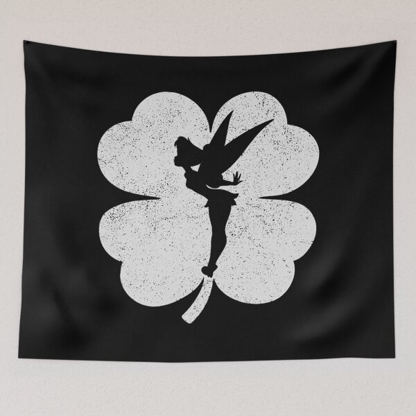 Item preview, Tinker Bell 4-Leaf Clover Silhouette St Patrick's Day  designed and sold by Carley Peter.