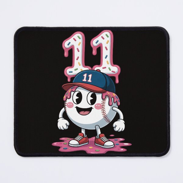 Item preview, Baseball 11 Year Old Ice Cream Drip 11th Birthday designed and sold by silladive.