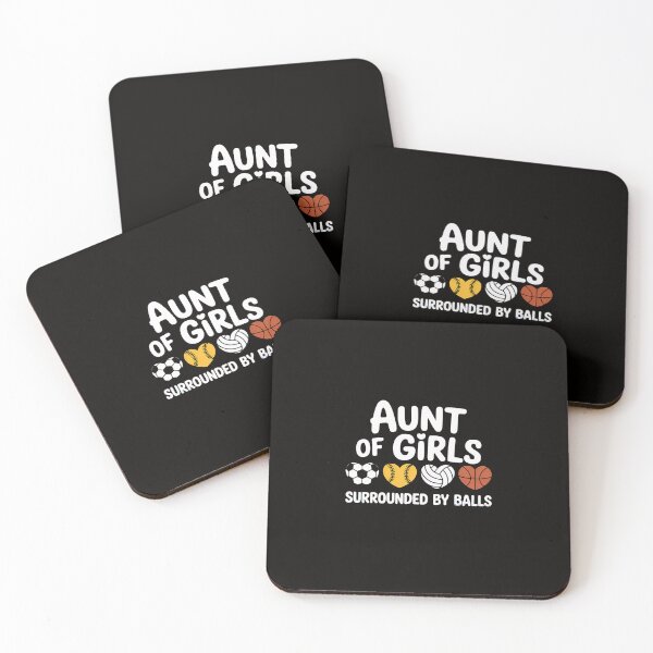 Item preview, Aunt of Girls Surrounded by Balls Ball AuntDay Birthday Kids Boys Girls designed and sold by silladive.