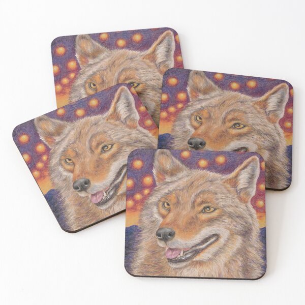 Item preview, Coyote designed and sold by Rhiannon Wolfe Art .