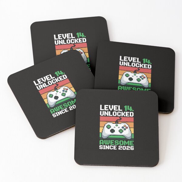 Item preview, 14 Year Old Level 11th Unlocked Birthday Gamer Since 2026 designed and sold by silladive.