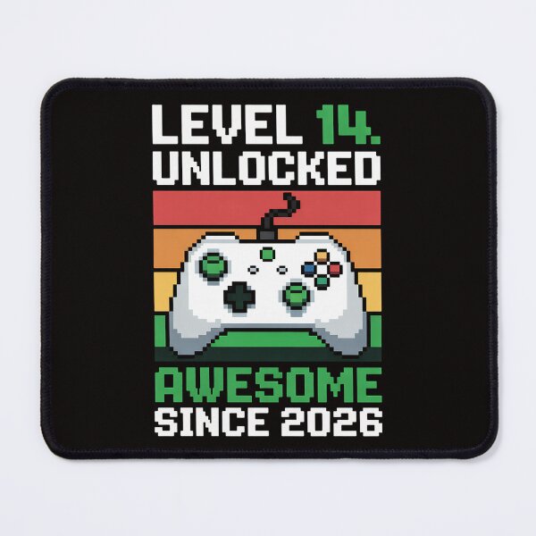 Item preview, 14 Year Old Level 11th Unlocked Birthday Gamer Since 2026 designed and sold by silladive.