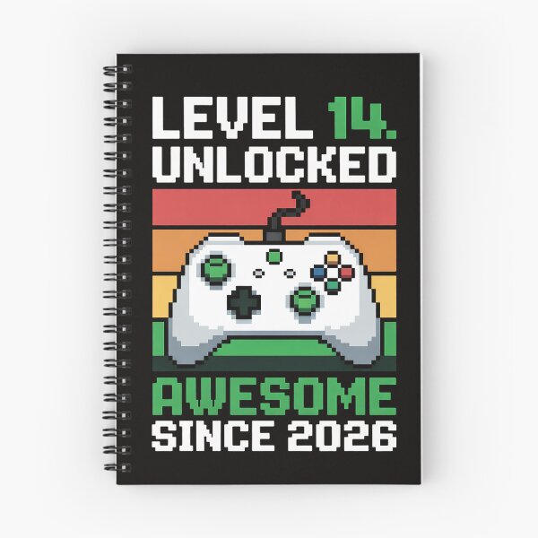 Item preview, 14 Year Old Level 11th Unlocked Birthday Gamer Since 2026 designed and sold by silladive.