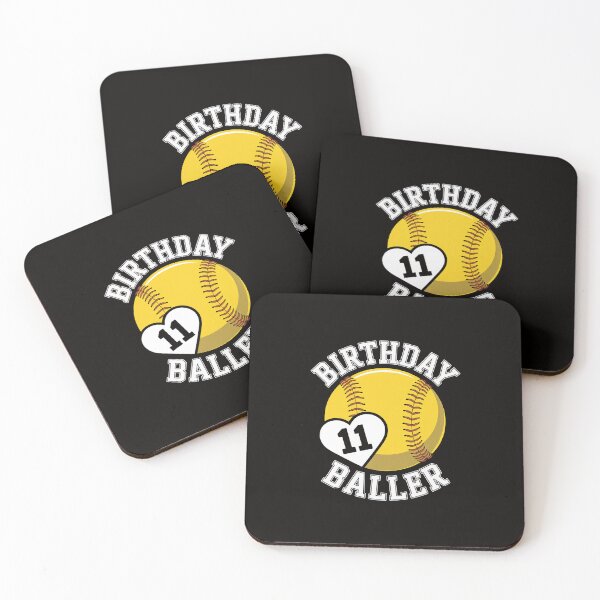 Item preview, 11th Birthday Softball Girl Eleven Year Old Softball Player designed and sold by silladive.