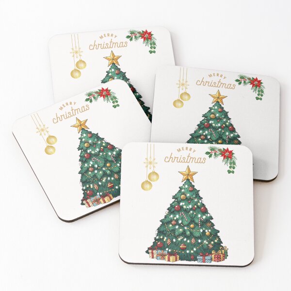 Item preview, Merry Christmas Traditional Tree and Gifts Art designed and sold by Innova_Creations.