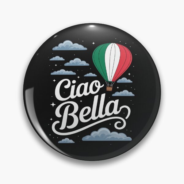 Item preview, Cool Italian Hello Saying Ciao Bella With Italian Flag Italy designed and sold by Eskomeranola.
