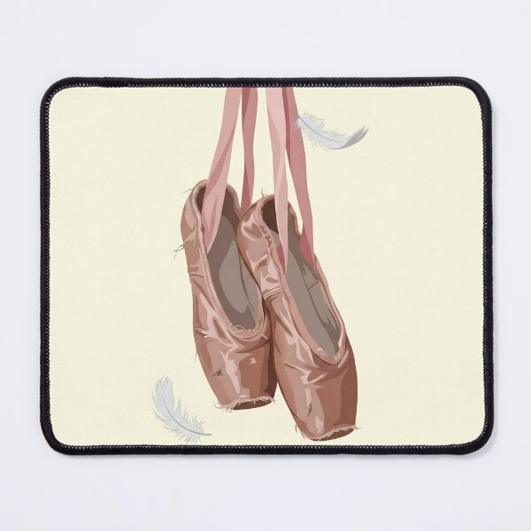 Item preview, Vintage Ballet Pointe Shoes – Elegant Ballerina Art Design designed and sold by Imaginationbeyond.