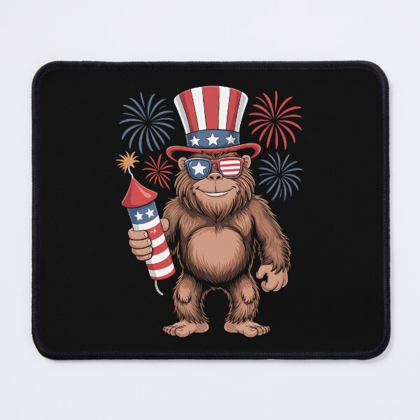 Item preview, Bigfoot 4th Of July Funny Fireworks Patriotic Pyrotechnician designed and sold by AsteriskDatBArt.
