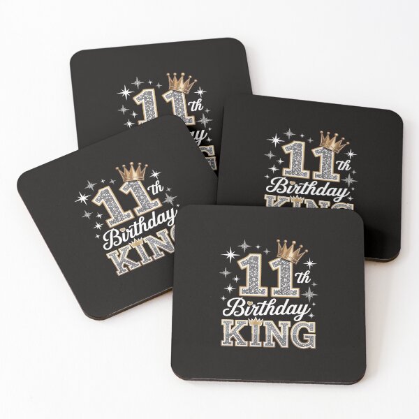 Item preview, 11th Birthday King 11 Years Old Birthday Party for Him designed and sold by silladive.