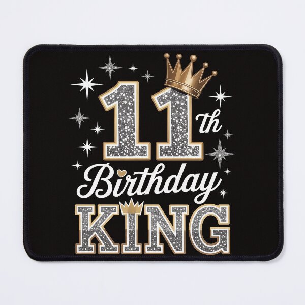 Item preview, 11th Birthday King 11 Years Old Birthday Party for Him designed and sold by silladive.
