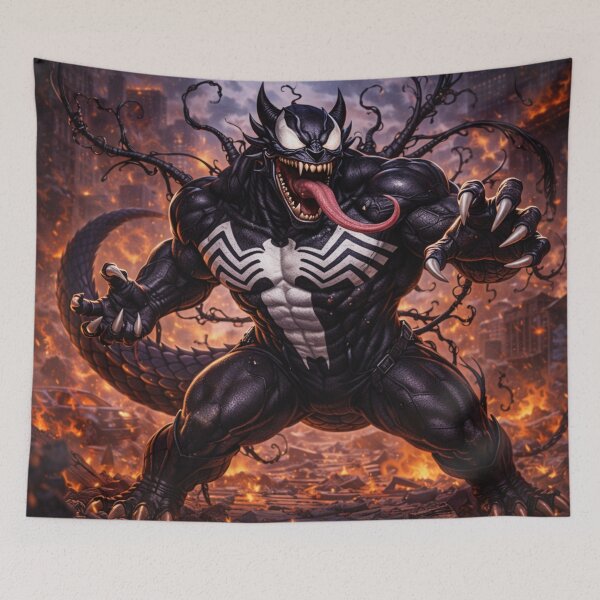 Item preview, Voidbound Symbiote Dragon – Superhero Dragon Heroes Art designed and sold by EpicDragons-.