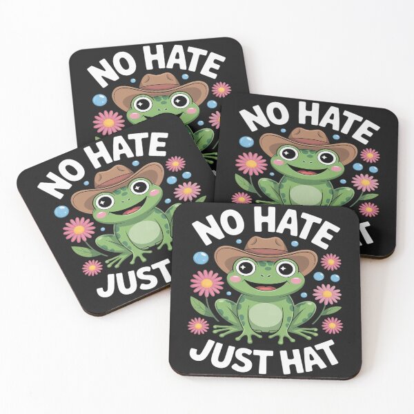 Item preview, Cowboy Frog Meme No Hate Just Hat Positive Vibes Humor designed and sold by Eskomeranola.
