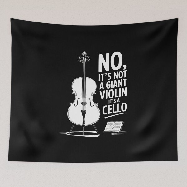 Item preview, Giant Violin Music Band Classical Cellist Music Cello designed and sold by skanderio.