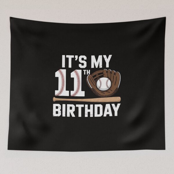 Item preview, 11th Birthday Baseball Boy Eleven Year Old Baseball Player designed and sold by silladive.