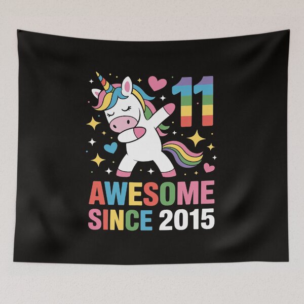 Item preview, 11th Birthday Awesome 2015 11 Years Old Unicorn Girls Teens designed and sold by silladive.