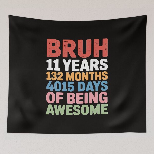 Item preview, 11 Years 132 Months of Being Awesome 11th Birthday designed and sold by silladive.