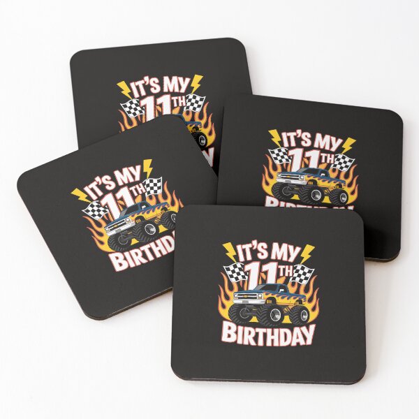 Item preview, 11 Year Old Boys Monster Truck It's My 11th Birthday Party designed and sold by silladive.