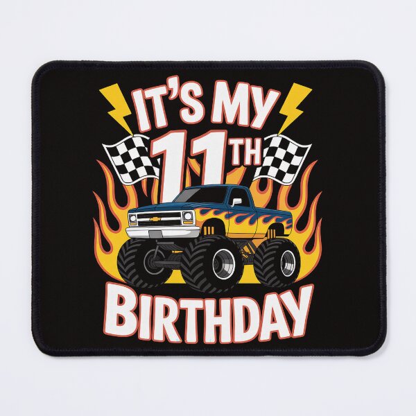 Item preview, 11 Year Old Boys Monster Truck It's My 11th Birthday Party designed and sold by silladive.