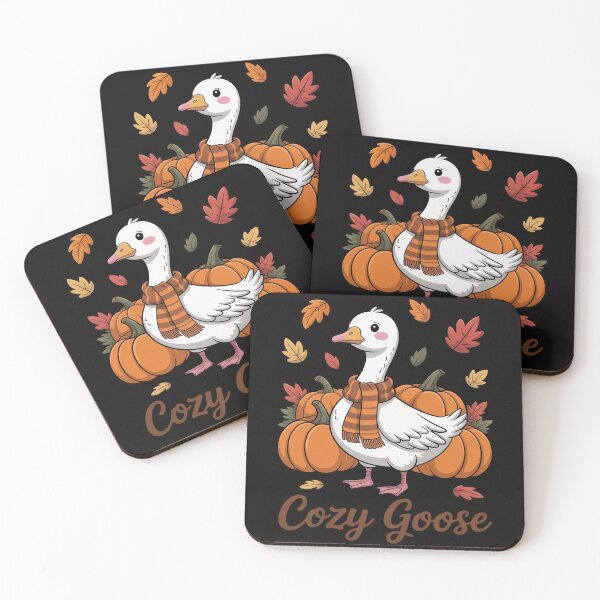 Item preview, Cozy Goose Pumpkin Fall Thanksgiving Love Silly Goose designed and sold by Eskomeranola.