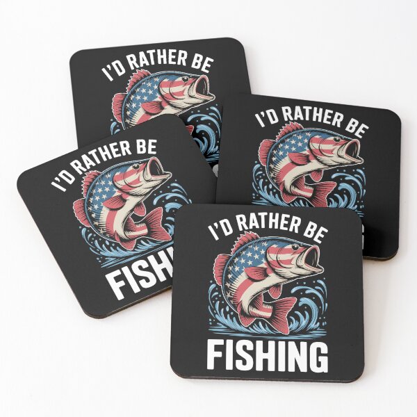 Item preview, Fishing America USA 4th of July I'd Rather Be Fishing designed and sold by AsteriskDatBArt.