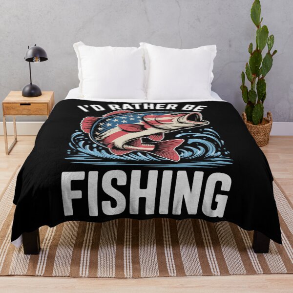 Item preview, Fishing America USA 4th of July I'd Rather Be Fishing designed and sold by AsteriskDatBArt.