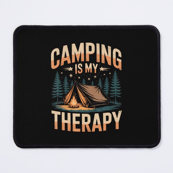 Item preview, Camping Is My Therapy Fun Outdoor Campfire Family Vacation designed and sold by pfanodlnazb.