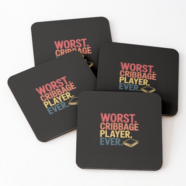 Item preview, Worst Cribbage Player Ever Cribbage Board Game Pegs designed and sold by silladive.
