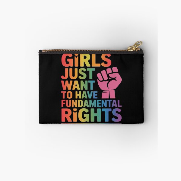 Item preview, Girls Just Want To Have Fundamental Rights Feminist Saying designed and sold by skanderio.