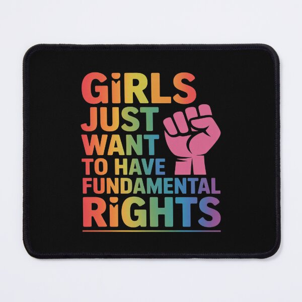 Item preview, Girls Just Want To Have Fundamental Rights Feminist Saying designed and sold by skanderio.