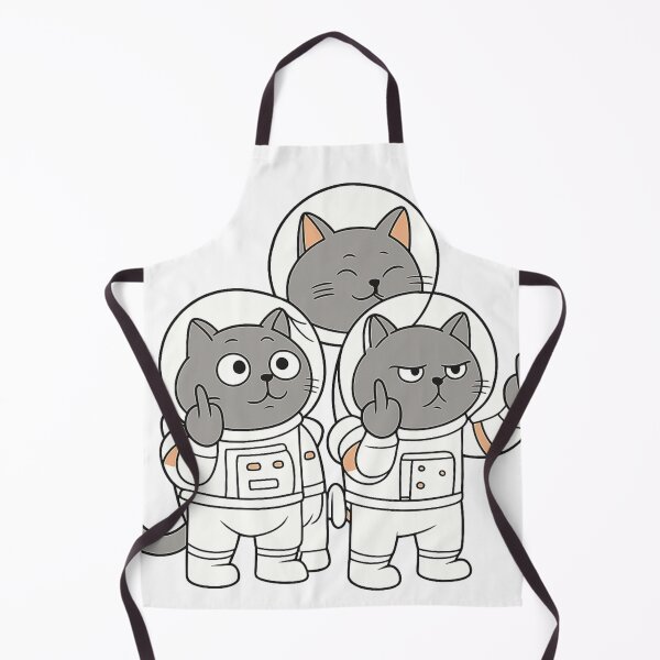 Artikelvorschau, Astronautenkatze zeigt den Mittelfinger entworfen und verkauft von jimbo7664.
