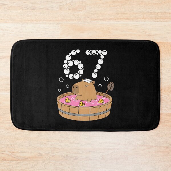 Item preview, Chill Bath Tub Capybara Sauna 67 Relaxed Animal Funny Six designed and sold by pfanodlnazb.